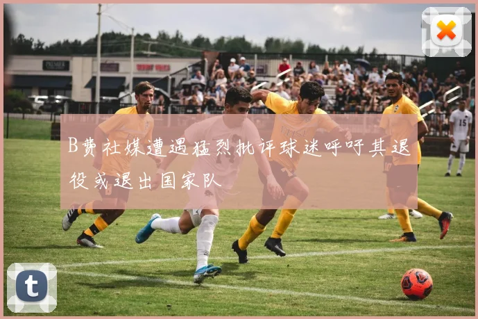 B费社媒遭遇猛烈批评球迷呼吁其退役或退出国家队